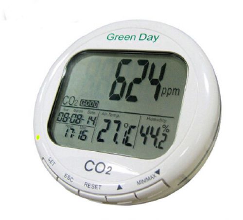 Az7787 desktop digital co2 &amp; temp.&amp; rh monitor meter with alarm az-7787 for sale