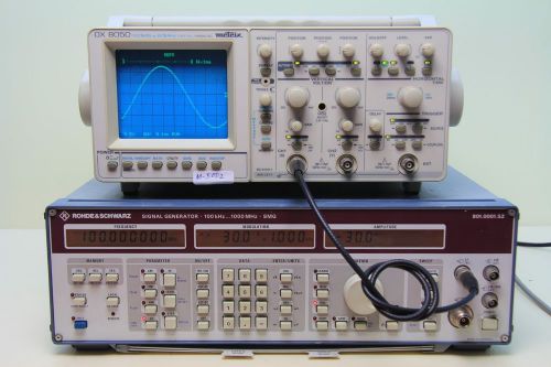 METRIX OX 8050 100MS/s 60MHZ DIGITAL/ANALOG OSCILLOSCOPE(#M-5002/ N140843YFH)