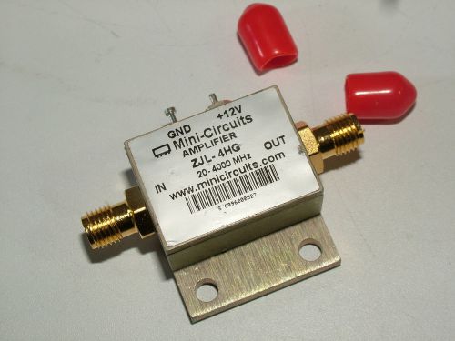 RF AMPLIFIER 10MHz - 4GHz minicircuits ZJL-4HG  Gain 17db  Po 15dbm radar apps