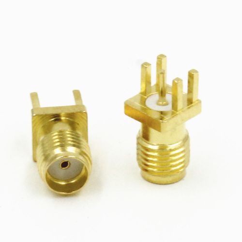 10 pcs SMA female PCB Edge Mount RF jack solder Connectors