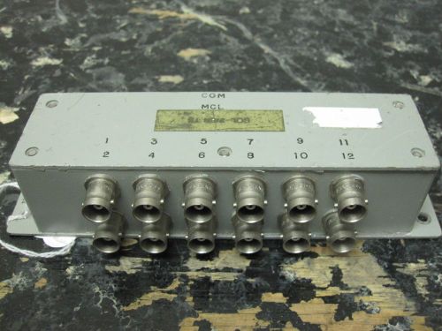 Mini-Circuits 12-Port IF Splitter - Combiner, BNC, PN # ZFSC-12-1-75