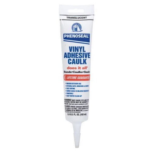 Dap 01101 Phenoseal Vinyl Adhesive Caulk-6OZ TRANS ADHESIVE CAULK