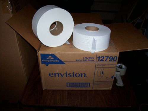 GEORGIA PACIFIC ENVISION LINE 2-PLY JUMBO BATH TISSUE CASE OF 12 ROLLS