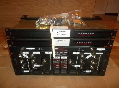 NEW  M/A-COM  MASTR 111 Receivers &amp; Components 800 MHz    Rack Mount  Lot  # 5