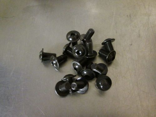 5/16-18 X 5/8&#034; BUTTON HEAD CAP SCREW FLANGE HEAD 100 EACH