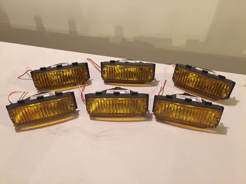 •(6) WHELEN 500 SERIES HALOGEN  LIGHTS LIBERTY LFL PATROIT• P/N: 02-0383577-24A•