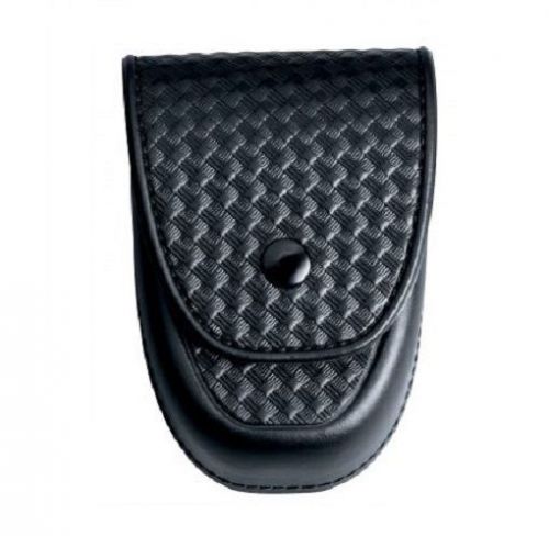 ASP 56147 Basketweave Black Single Chain or Hinged Handcuff Case