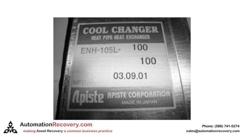 APISTE ENH-105L-100  HEAT EXCHANGER,  100VAC, SINGLE PHASE, 2 FAN, NEW*