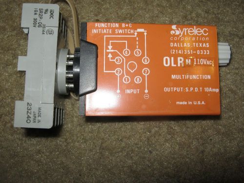 syrelec corporation timer olrh 110 vac