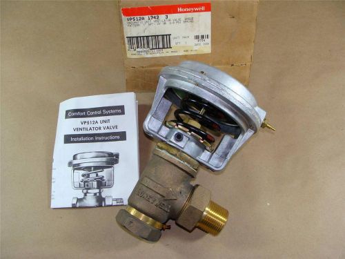 NEW HONEYWELL VP512A 1742 3 PNEUMATIC VENTILATOR CONTROL VALVE 1&#034; NPT VP512A1742