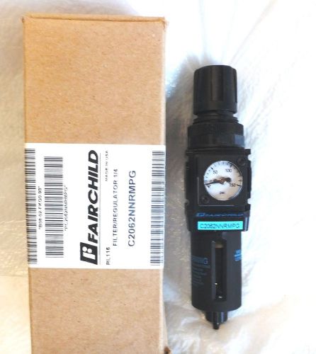 FAIRCHILD C2062NNRMPG 0-125PSI  1/4 IN NPT PNEUMATIC FIL/REG-NEW