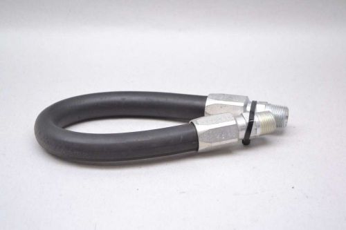 NEW 18-1/4 IN LONG 1/2 IN MALE NPT HYDRAULIC HOSE D430540