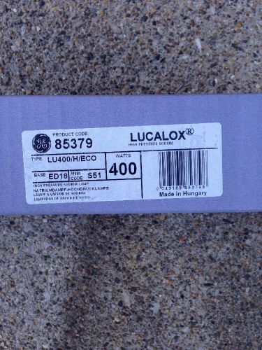 16 - GE 85379 LU400 /H/ECO High Pressure Sodium Light Bulb 400w 51000Lumens