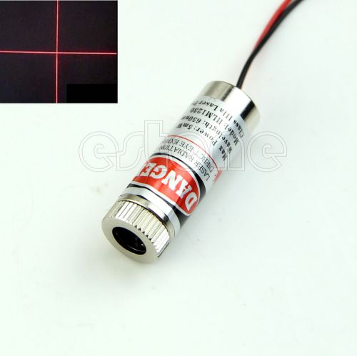 Adjustable Red 5mW 650nm Cross Laser Module Focus Laser Head Industrial Grade