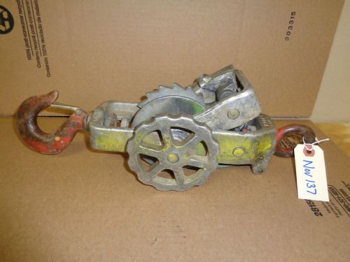 Little mule web strap ratchet winch hoist comealong  nov137 for sale