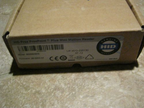 HID mini prox mullion reader, black 6005BKB00, access control scurity, NIB