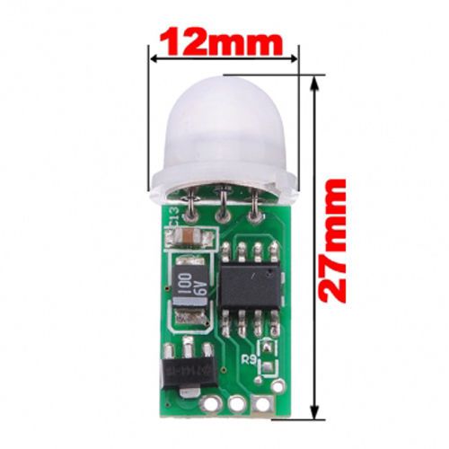 Mini Pyroelectric Infrared PIR Human Body/Motion Sensor Detector Module Security