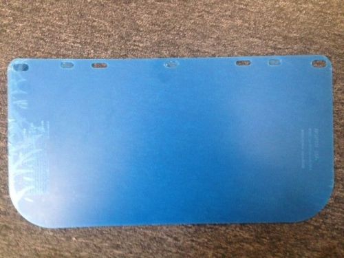 NORTH A8150/40 PETG face shield window BLUE visor 8x15.5 .040mm (1) NEW!