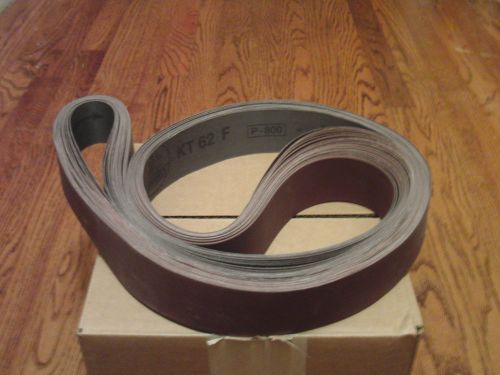 (4)- 2&#034;x72&#034; sanding belts german made jflex 800 grit for sale