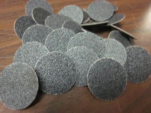 25pc 1&#034; 100grit ROLOC COOKIE DISCS SILICON CARBIDE SANDING DISC ROLL LOCK TYPE R