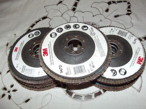 LOT OF ( 7) NEW - 3M (61188) CUBRITON 947D FLAP DISC 60 GRIP