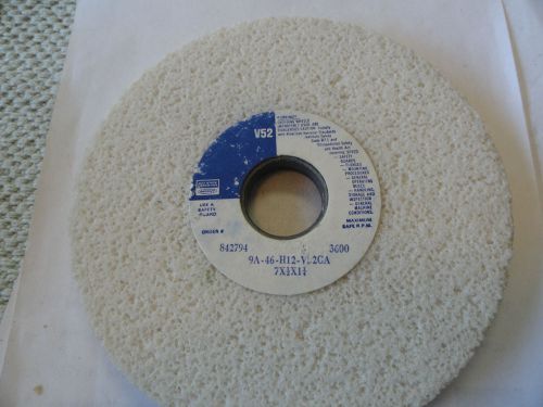 Bay State Grinding Wheel, 7&#034; X 1/2&#034; X 1 1/4&#034;, 9A-46-H8-V52CA