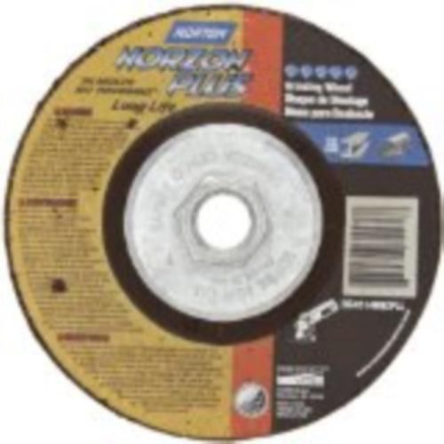 Norton Norzon Plus Long Life Depressed Center Abrasive Wheel, Type 27, Zircon...