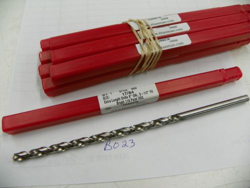 8 titan 17/64 &#034; extra length twist drill 8&#034;   b023 for sale