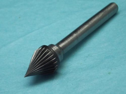 2 PCS 12MM (1/2&#034;) 60DT THK Tungsten Carbide Rotary Drill Burrs 6mm Shank (J12)