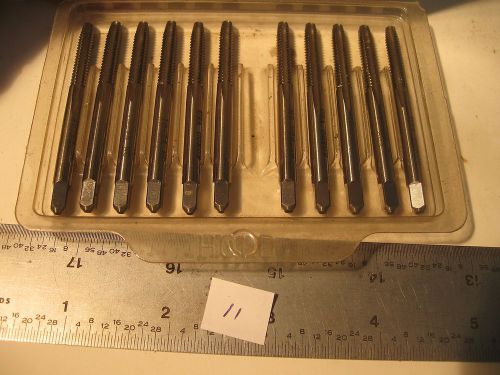 11 pc 10-24 Plug Taps HSS USA made No manufacturer 10CDTP                   (11)