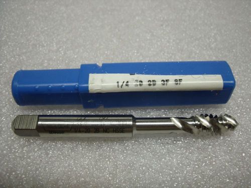 1/4-20 unc 2b h4 3 fl high spiral tap premium high speed steel bottom tap - m48 for sale