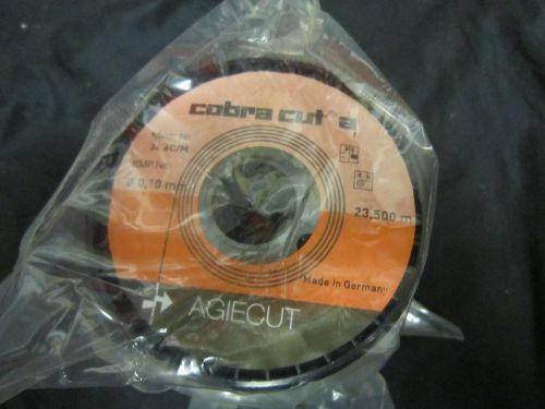 NEW ROLL OF AGIECUT COBRA CUT A 0,10mm  23.500m EDM Wire