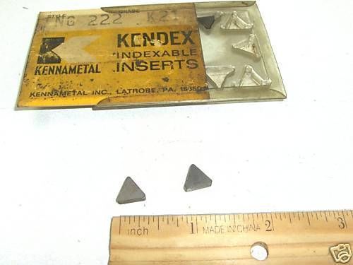 Kennametal Kendex TNG 222 K21 indexable inserts