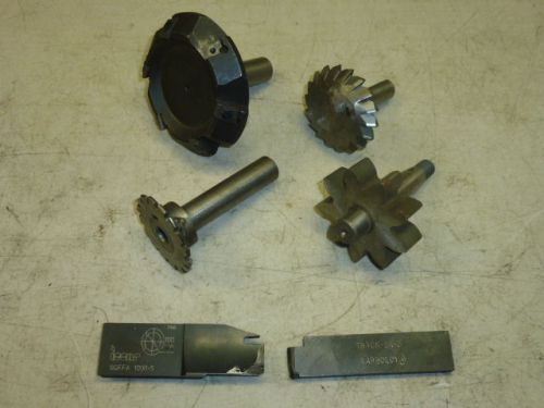 LOT of (6) VARIOUS MILLING TOOLS, ODD SHAPES, CUSTOM