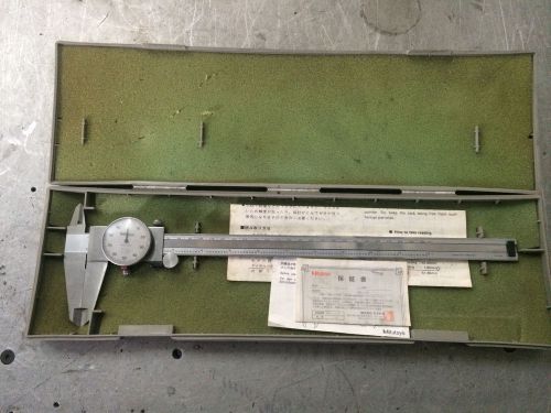 Mitutoyo Machinist 12&#034; (.001&#034;) Dial Caliper  Measuring Tool no.3 505 645 50