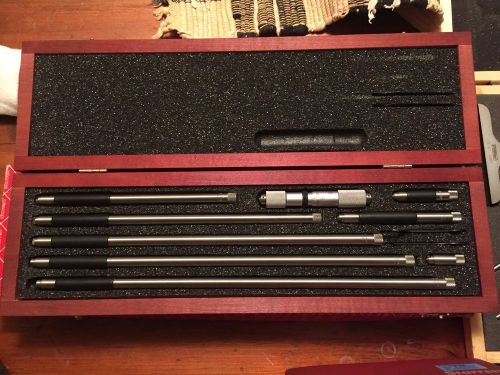 STARRETT 823DZ Inside Micrometer Set, 4-32&#034;, 0.001 Res