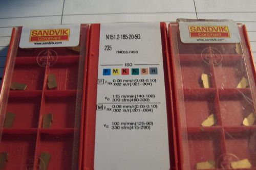 SANDVIK PARTING/GROOVING INSERTS