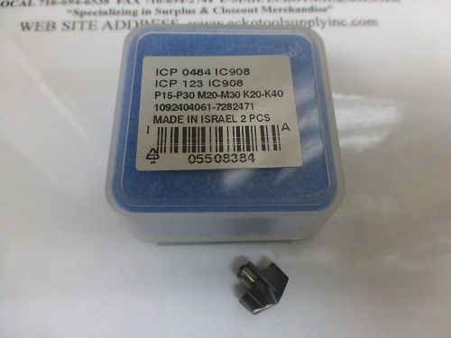 INDEXABLE DRILL TIP ICP-0484  ISCAR SUMOCHAM GRADE IC908 FOR STEEL NEW $31.96