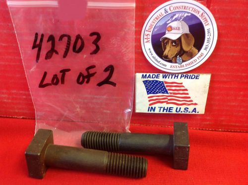 Nos jergens 42703 black oxide t bolts 3/4-10 x 5&#034;  lot of 2 usa made for sale