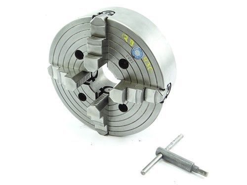 Yuasa d221 10&#034; dia 4 jaw chuck w/ flat back &amp; key for sale