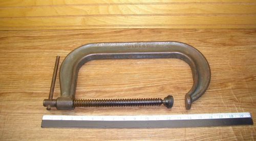 BIG WILTON 410 C CLAMP SCHILLER PARK ILL USA HEAVY DUTY INDUSTRIAL TOOL 10&#034; MAX