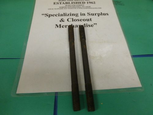 STUDS FOR T-SLOT WORK 1/2-13 DIAMETER x 7&#034; LONG DOUBLE END NEW 2 PCS $1.70