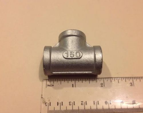 3/8&#034; Tee 150# 304 Stainless Steel - 3/8 NPT Female Tee Pipe Fitting