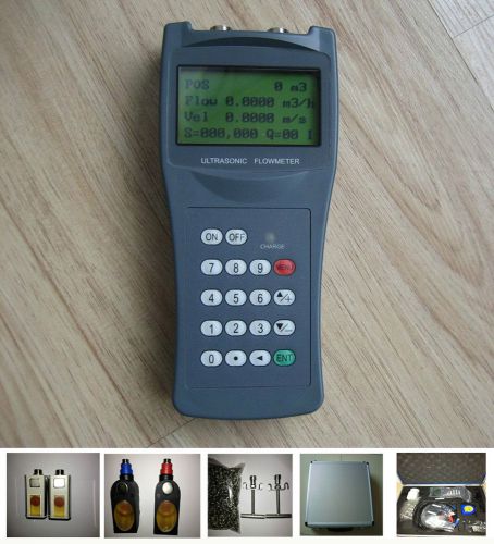 High Temperature Sensor (DN15-100mm) Handheld Ultrasonic Flow Meter/Flowmeter