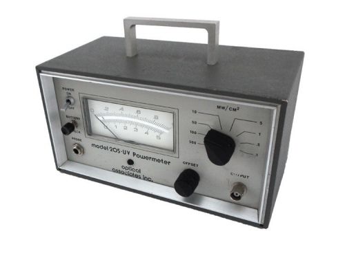 Vintage optical 205-uv portable analog ultraviolet powermeter no batteries/probe for sale