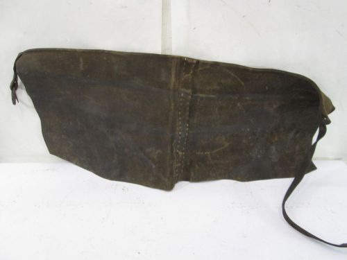 Antique Leather Blacksmiths Apron w/Hand Made Iron Hardware