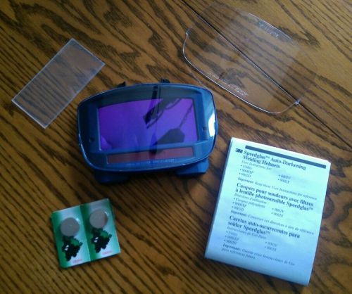 Speedglas 9002x auto darkening welding lens with extras &#034;no reserve&#034; for sale