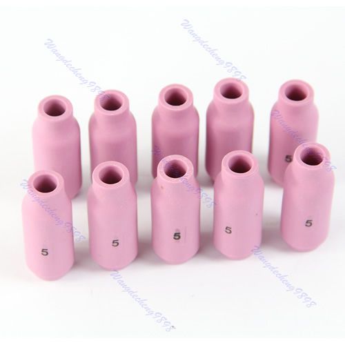 10pcs Useful 5# 10N49 TIG Torch Welding Alumina Cup WP17 18 26