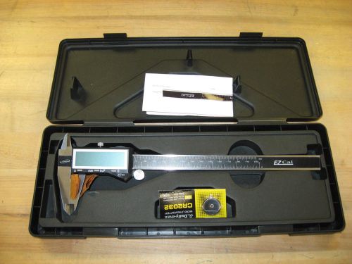 8&#034; IP54 3-Way Reading 0-8&#034; Digital Caliper, Measures In Fractions, SAE &amp; Metric