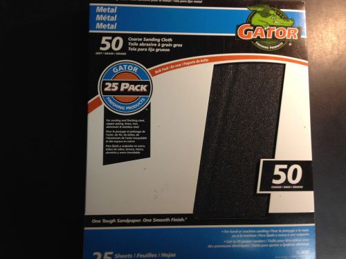 GATOR  COARSE SANDPAPER 50 GRIT METAL